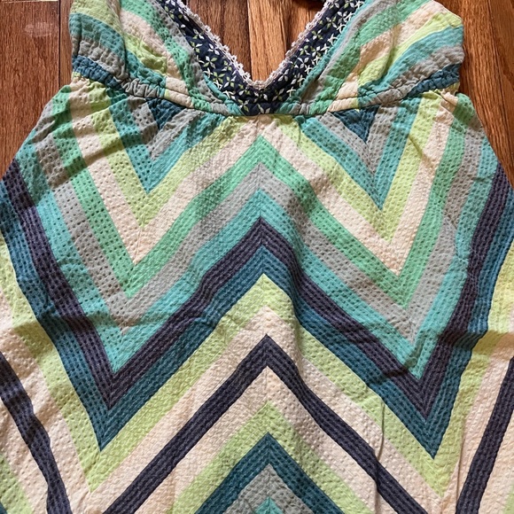 Free People Multicolor Chevron Dress - Picture 2 of 5